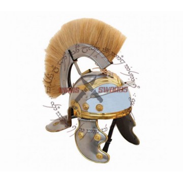 Imperial Roman Centurion Helmet with Blonde Plume